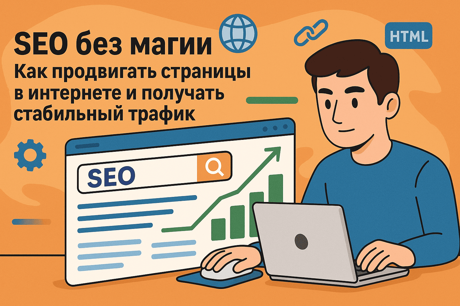 SEO без магии: как продвигать страницы в интернете и получать стабильный трафик