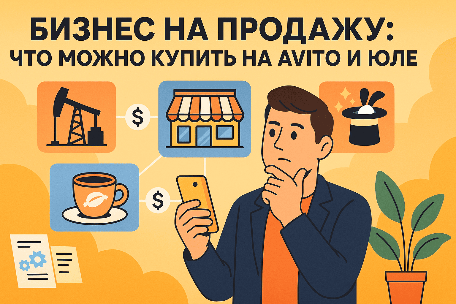 Бизнес на продажу: от нефти до квест-комнат — что реально купить на Avito
