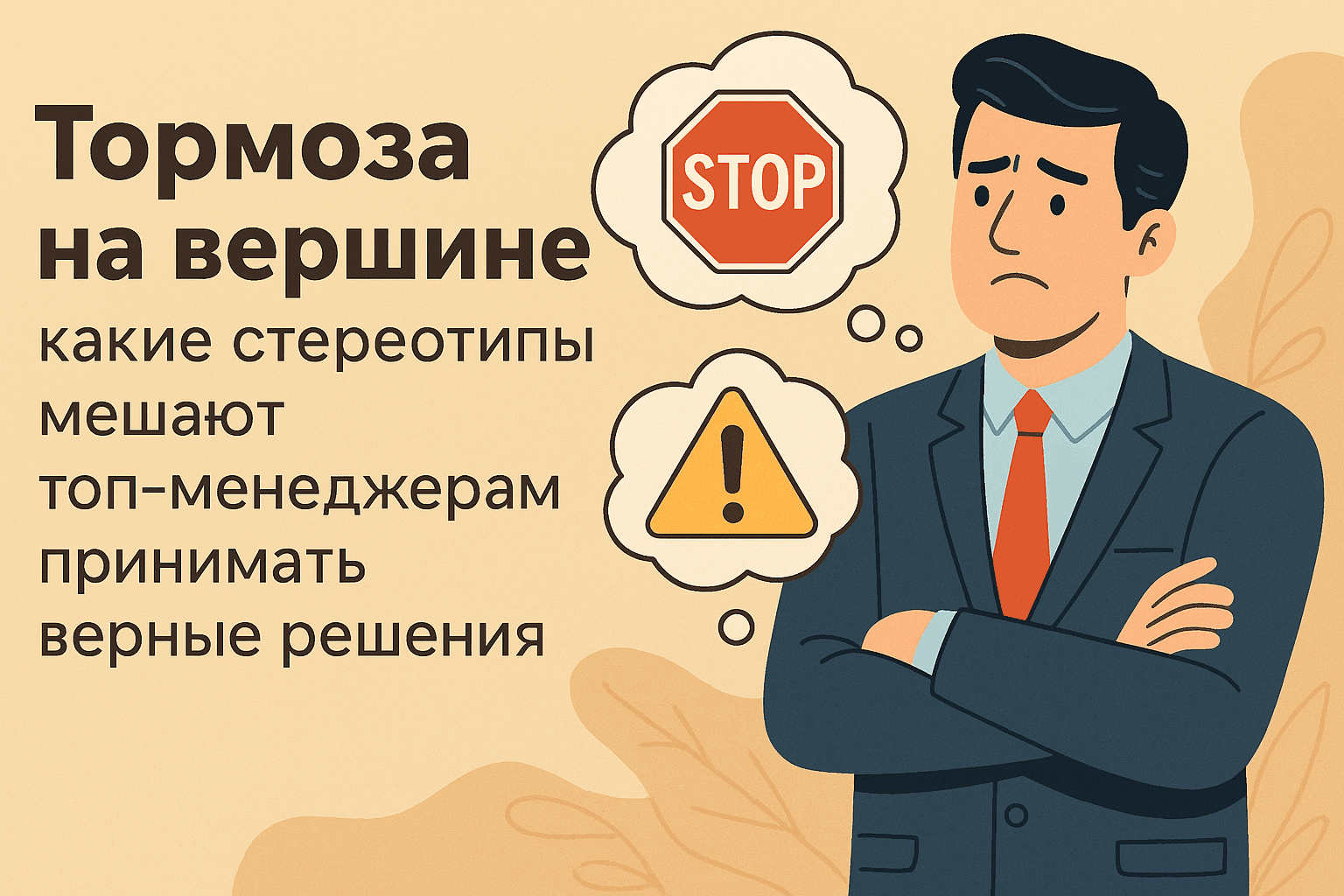 Тормоза на вершине: какие стереотипы мешают топ-менеджерам принимать верные решения