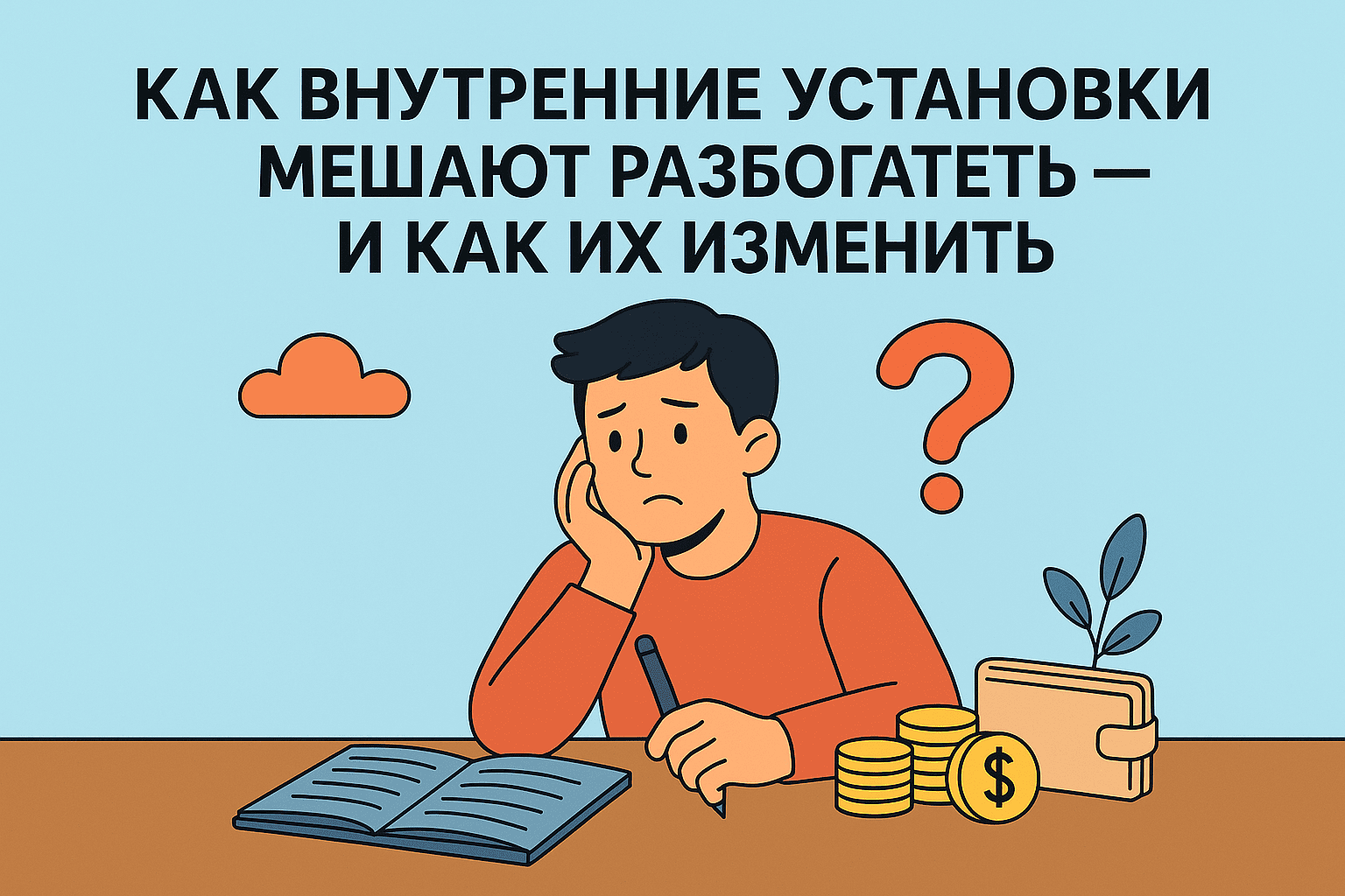 Как внутренние установки мешают разбогатеть — и как их изменить