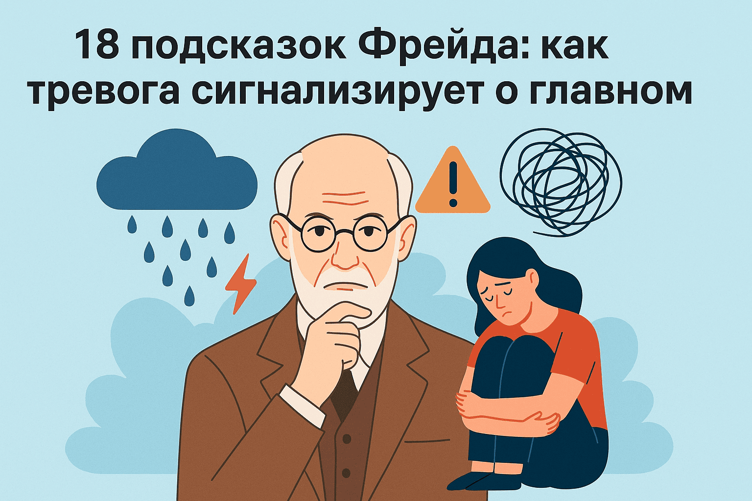 18 подсказок Фрейда: как тревога сигнализирует о главном