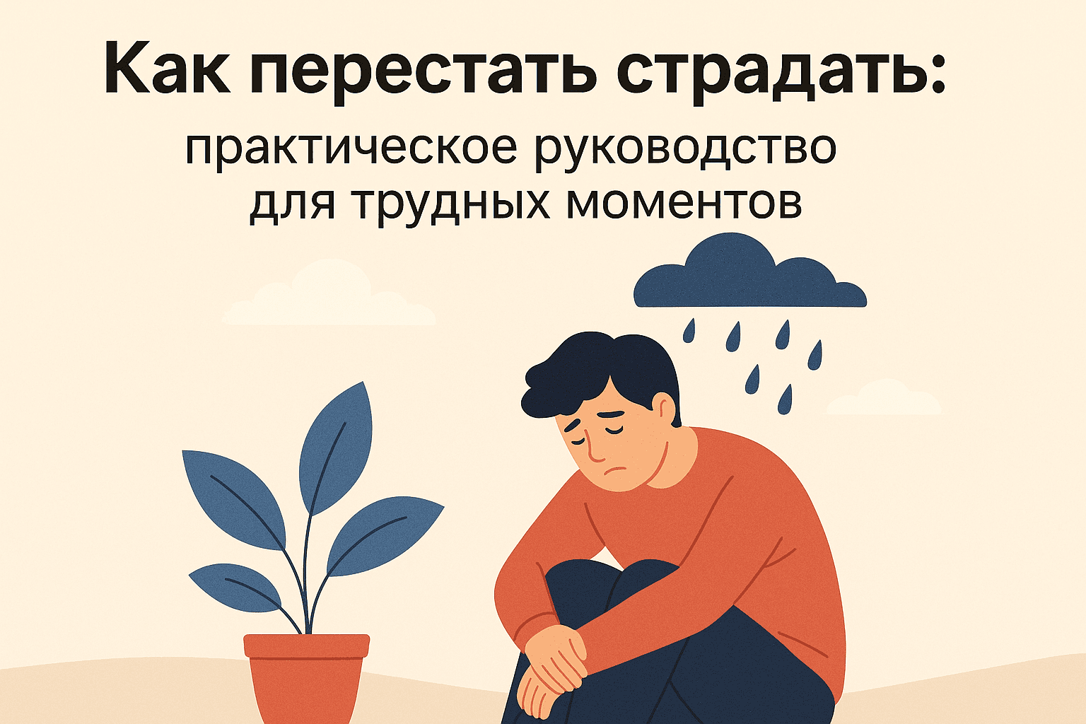 Как перестать страдать: практическое руководство для трудных моментов