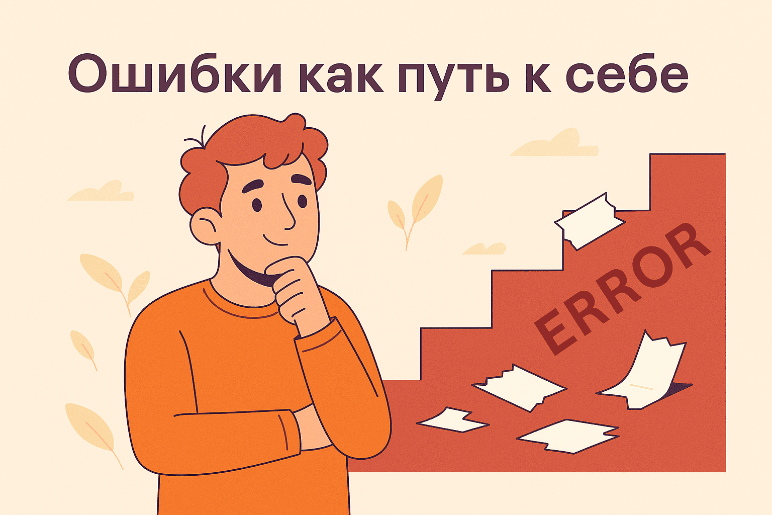 Ошибки как путь к себе: зачем они нужны и как использовать их с пользой