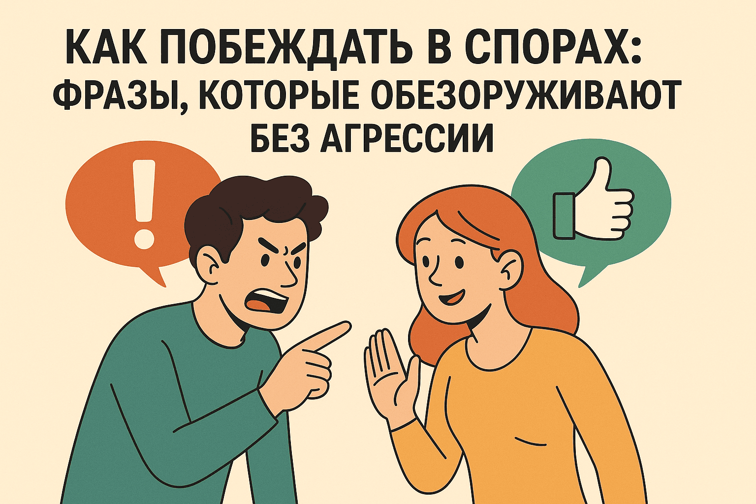 Как побеждать в спорах: фразы, которые обезоруживают без агрессии