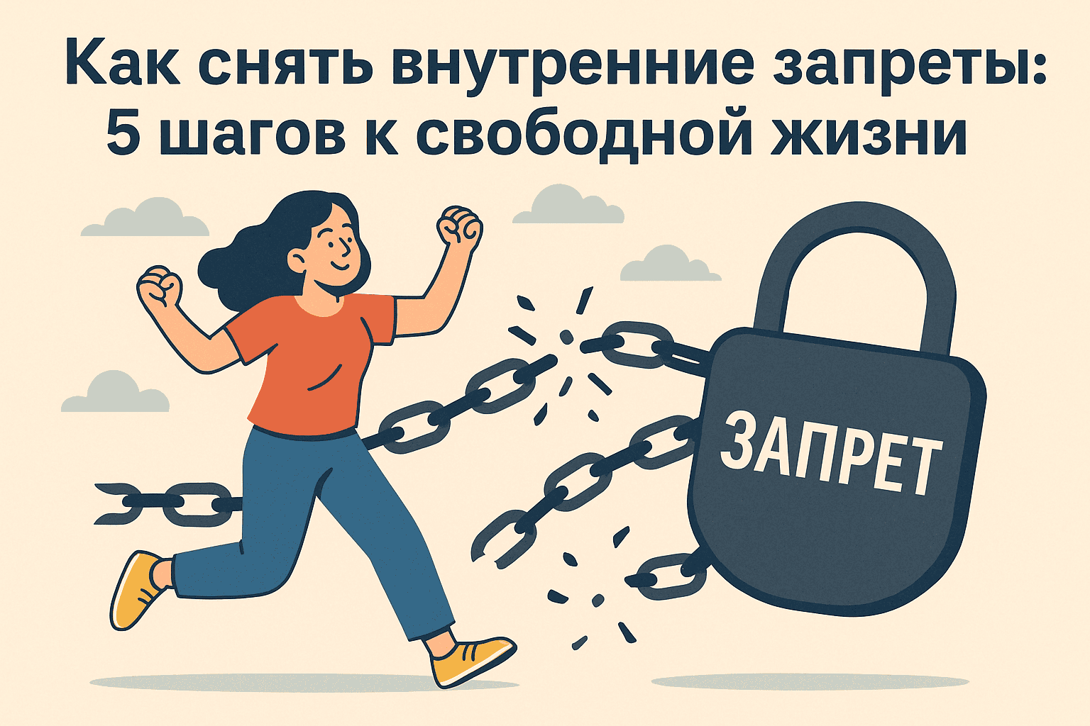 Как снять внутренние запреты: 5 шагов к свободной жизни