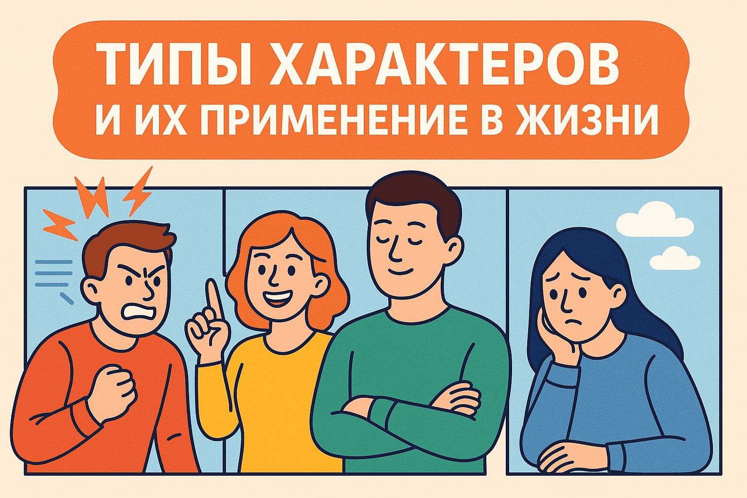 Как понять людей с первого взгляда: практическая шпаргалка по типам характеров