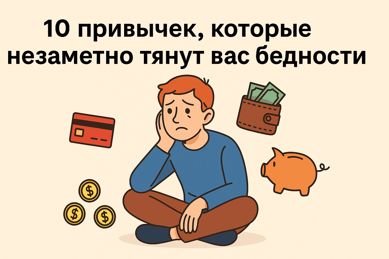 10 привычек, которые незаметно тянут вас к бедности