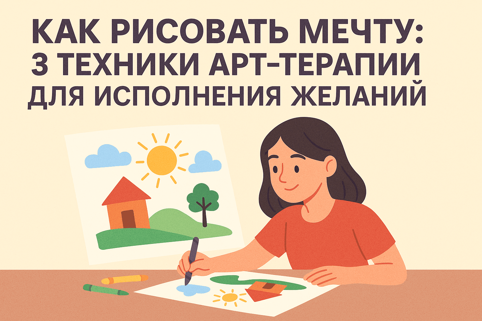 Как рисовать мечту: 3 техники арт-терапии для исполнения желаний