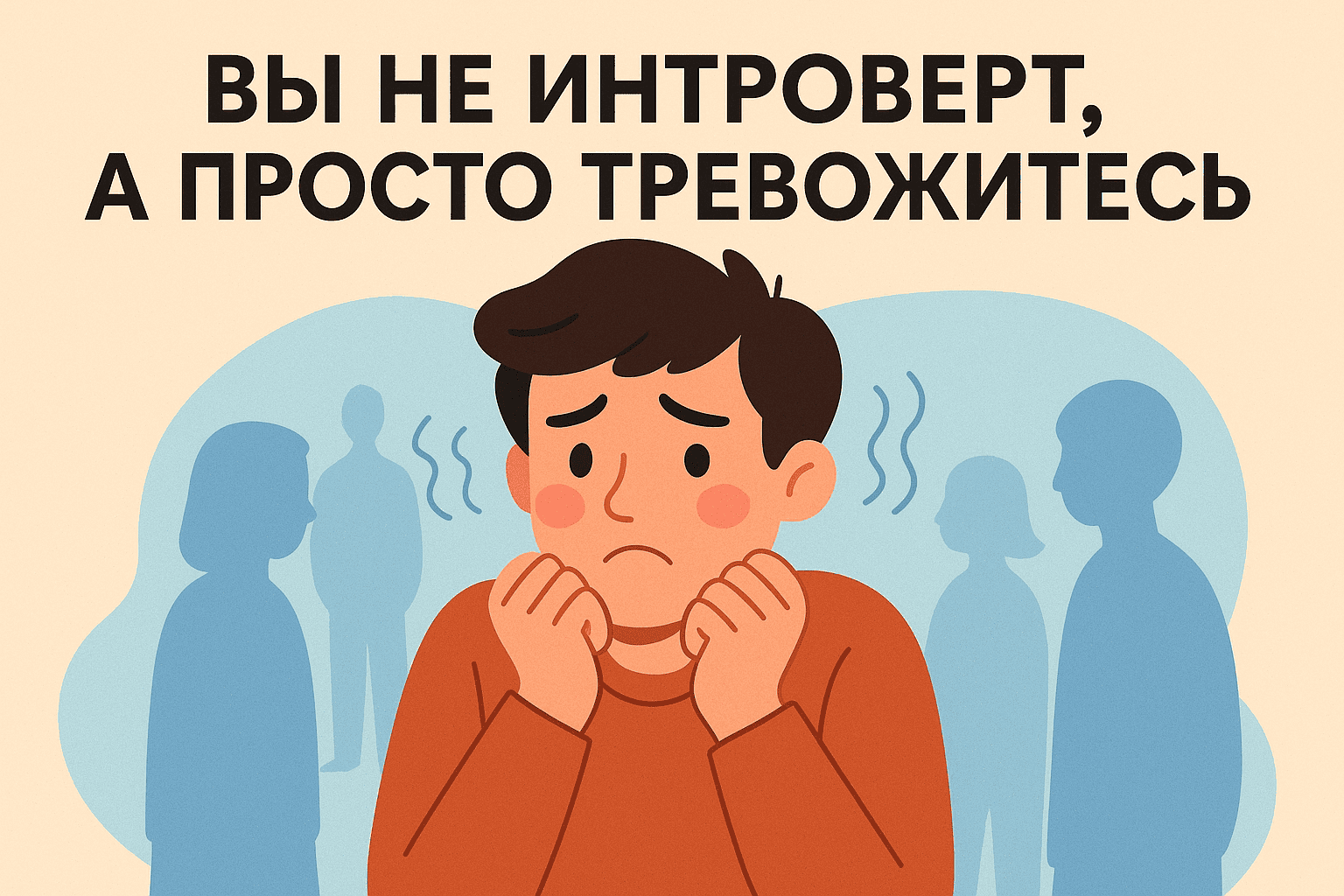 Вы не интроверт, а просто тревожитесь: 5 признаков