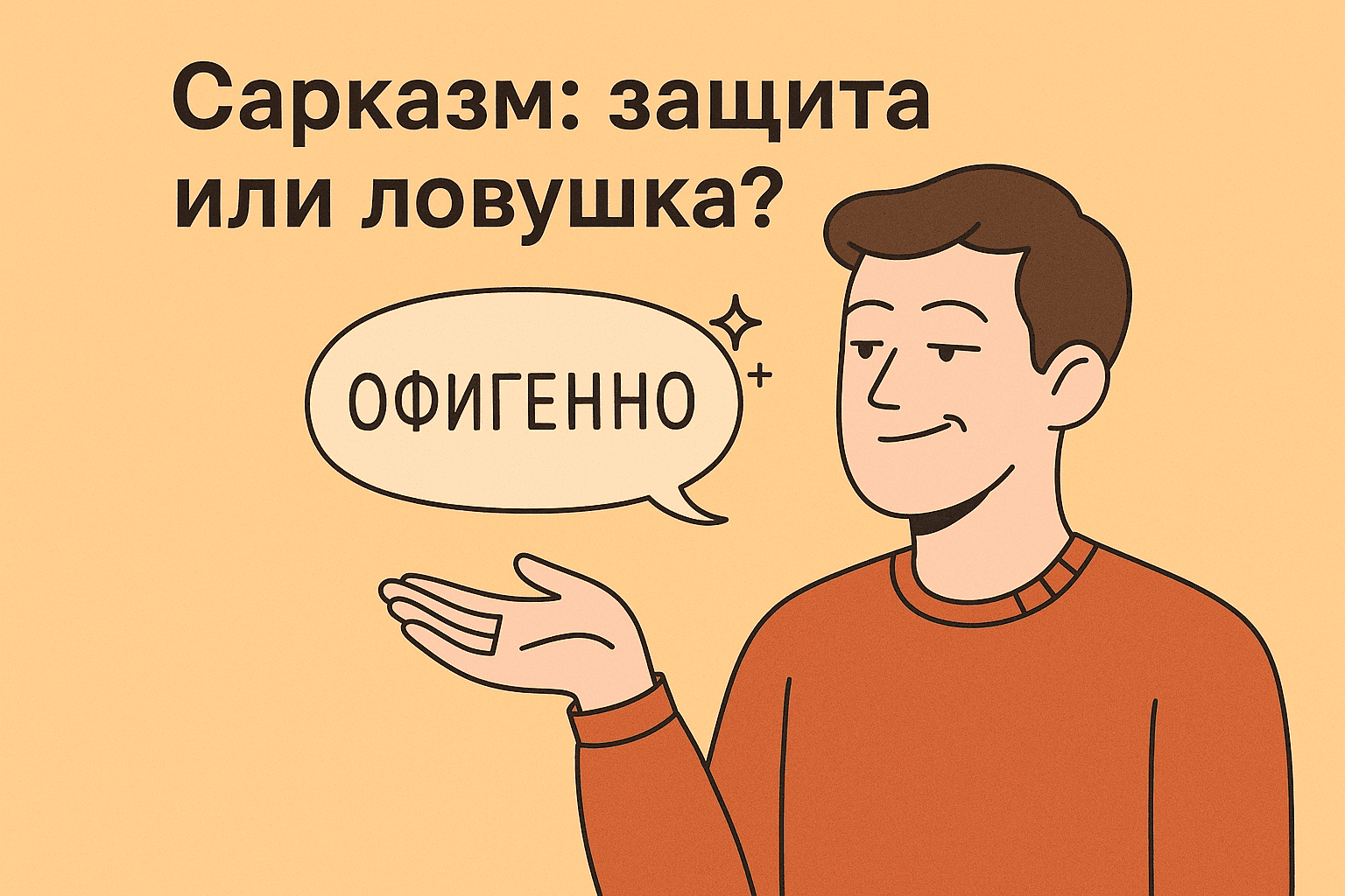 Сарказм: защита или ловушка? Что на самом деле стоит за колкой иронией