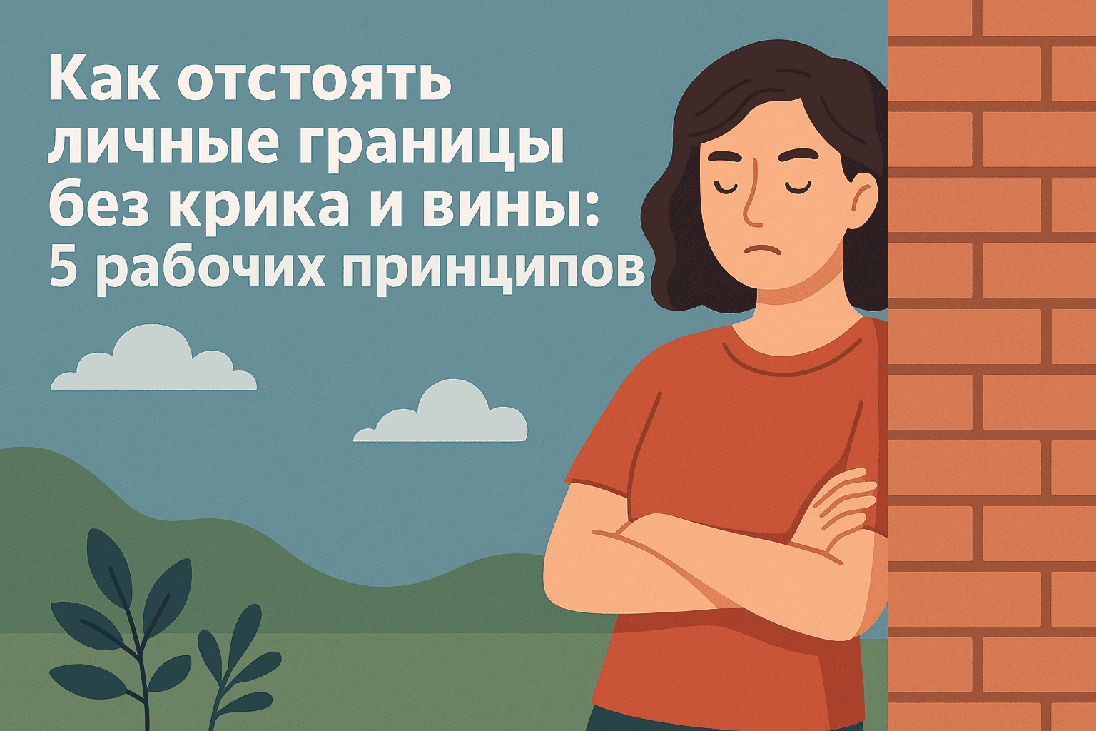 Как отстоять личные границы без крика и вины: 5 рабочих принципов