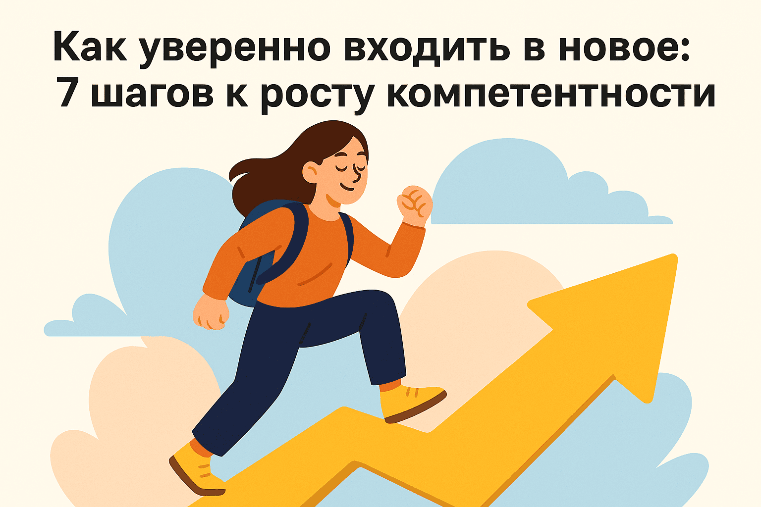Как уверенно входить в новое: 7 шагов к росту компетентности