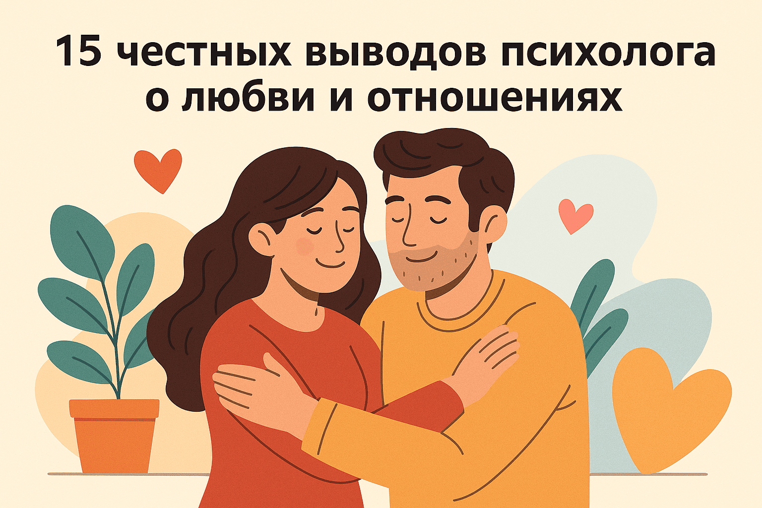15 честных выводов психолога о любви и отношениях