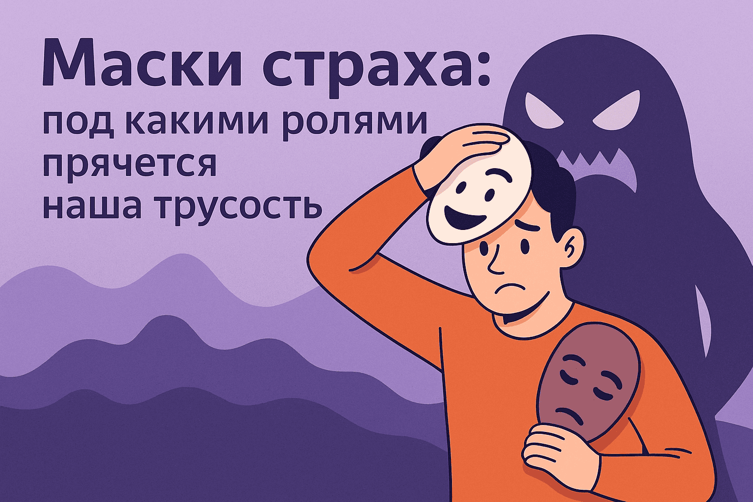 Маски страха: под какими ролями прячется наша трусость