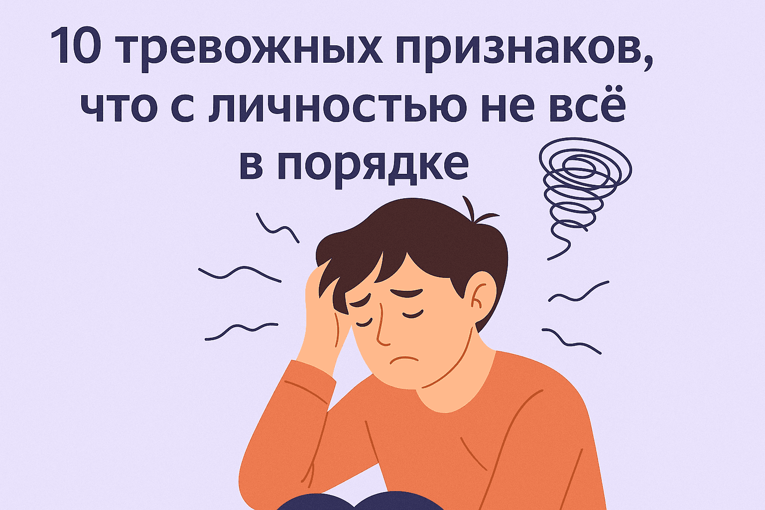 10 тревожных признаков, что с личностью не всё в порядке