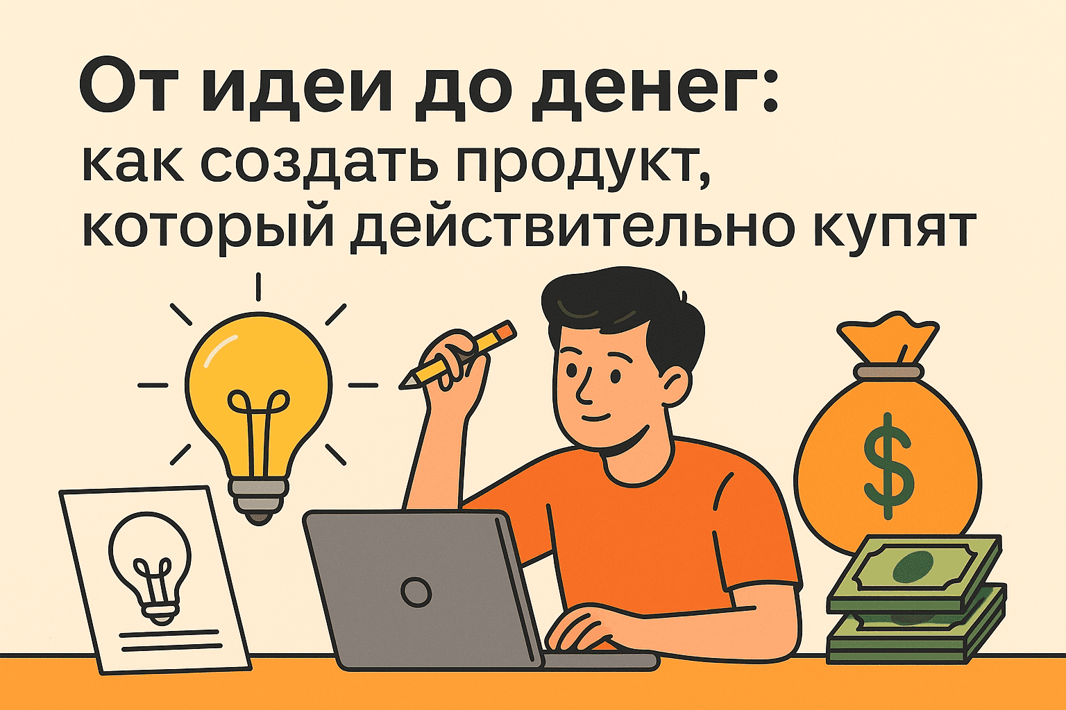 От идеи до денег: как создать продукт, который действительно купят
