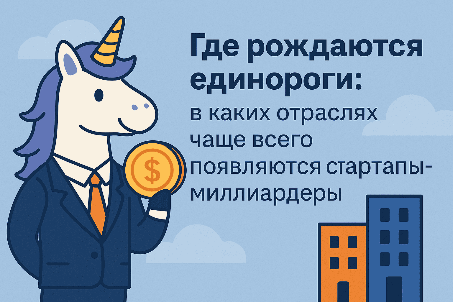 Где рождаются единороги: в каких отраслях чаще всего появляются стартапы-миллиардеры