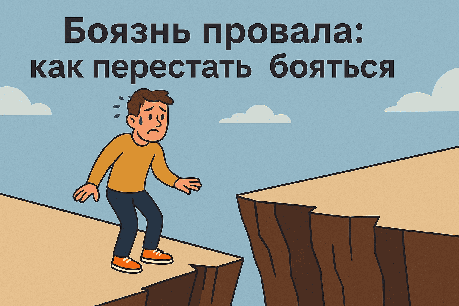 Боязнь провала: как перестать бояться ошибок и двигаться вперёд в бизнесе