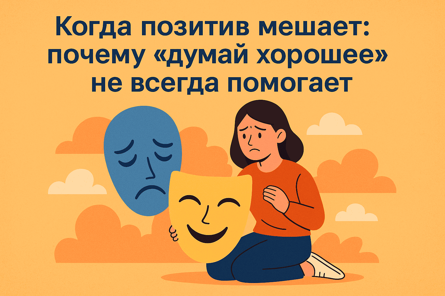 Когда позитив мешает: почему «думай хорошее» не всегда помогает