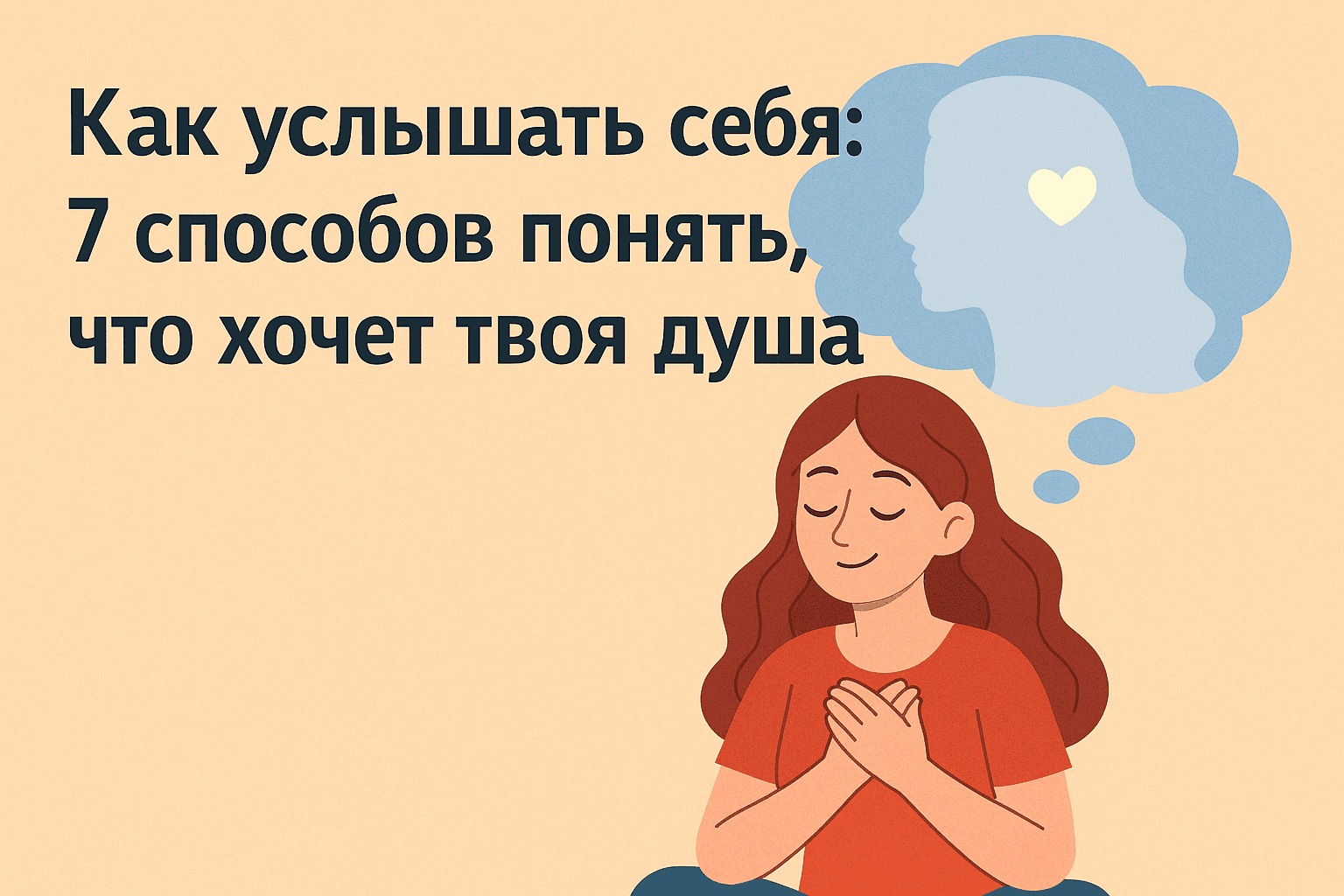 Как услышать себя: 7 способов понять, что хочет твоя душа