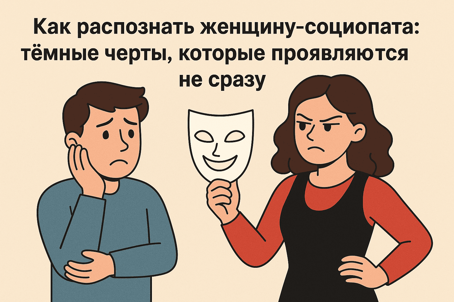 Как распознать женщину-социопата: тёмные черты, которые проявляются не сразу