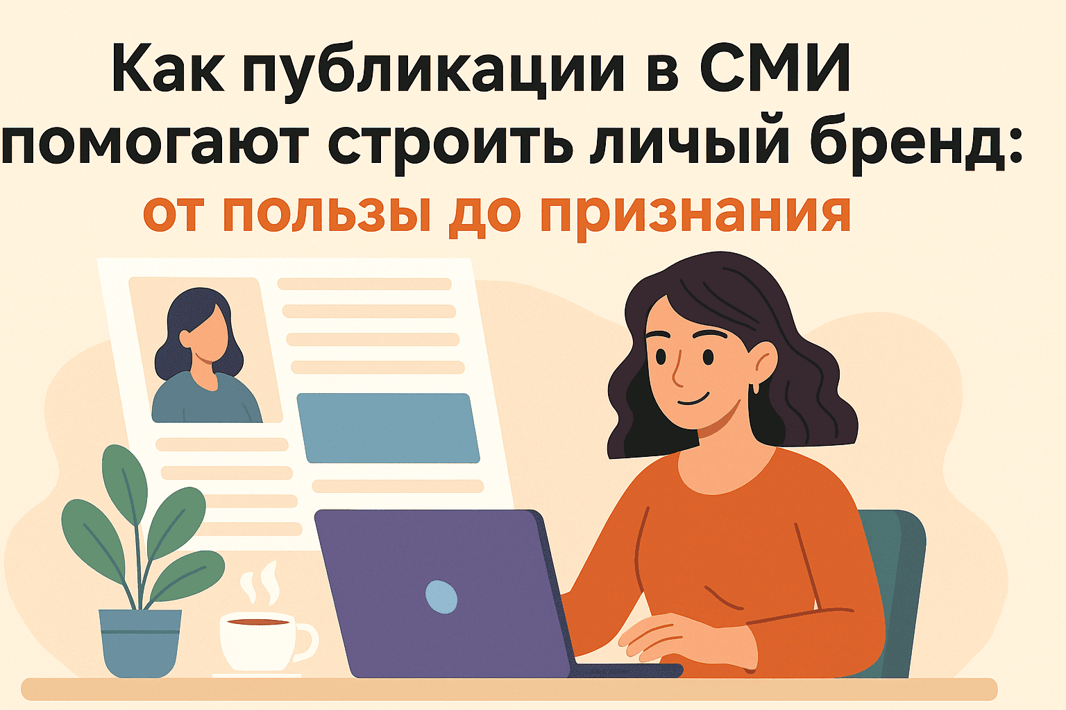 Как публикации в СМИ помогают строить личный бренд: от пользы до признания