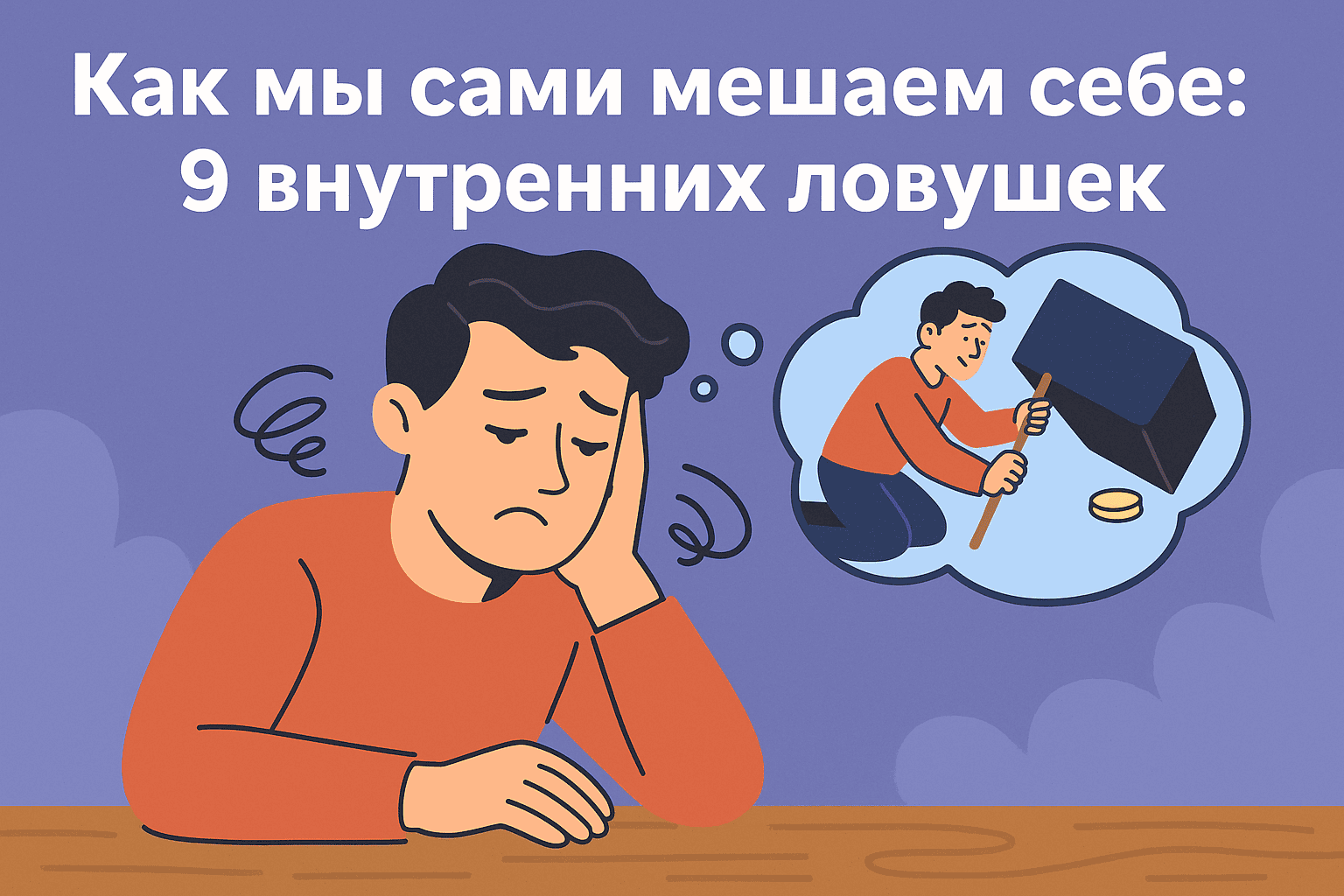 Как мы сами мешаем себе: 9 внутренних ловушек, из-за которых не получается добиться успеха