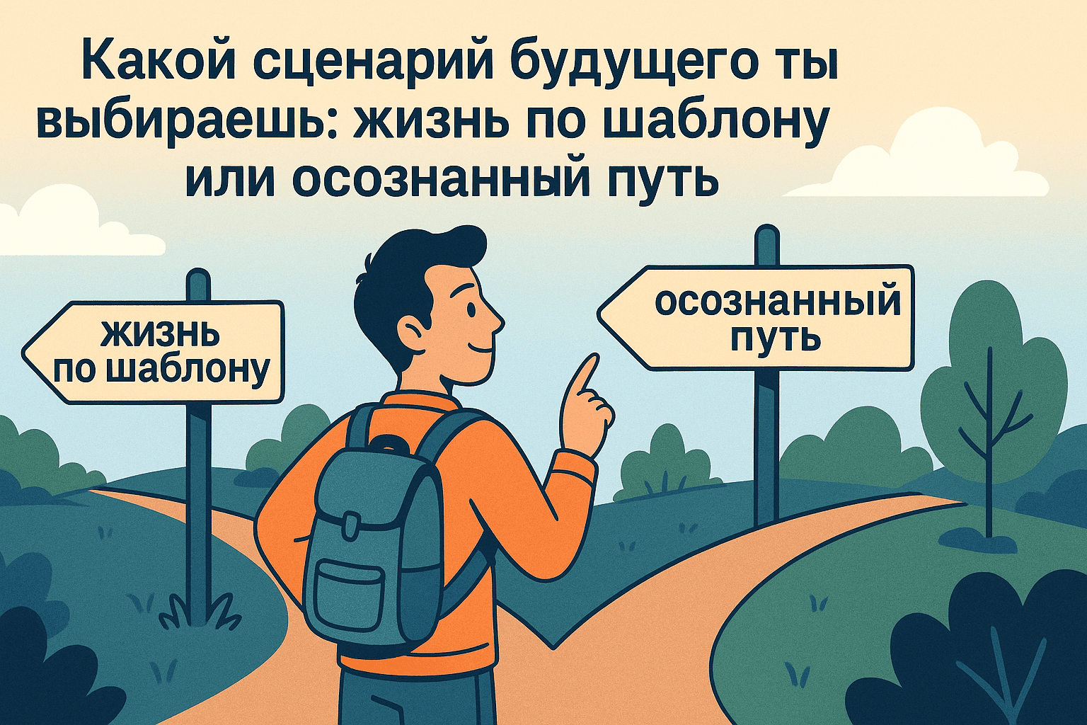 Какой сценарий будущего ты выбираешь: жизнь по шаблону или осознанный путь