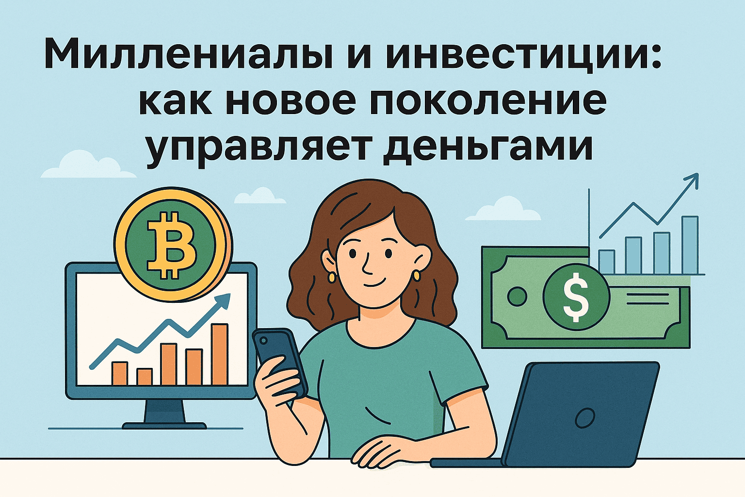 Миллениалы и инвестиции: как новое поколение управляет деньгами