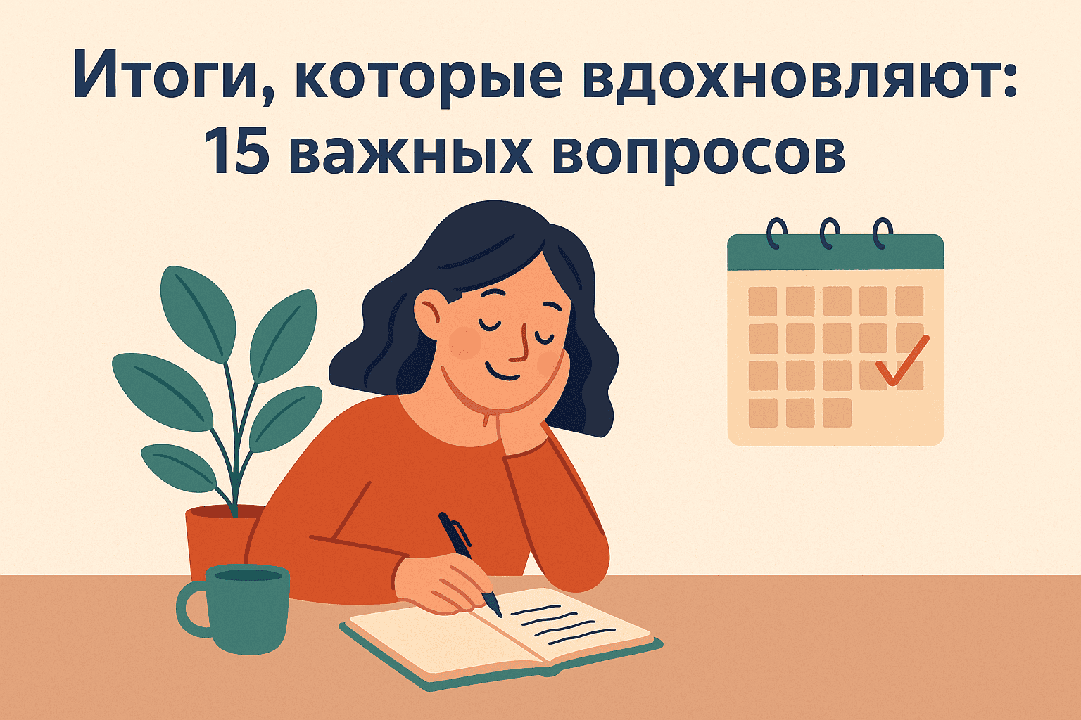 Итоги, которые вдохновляют: 15 вопросов, чтобы закрыть год с пользой