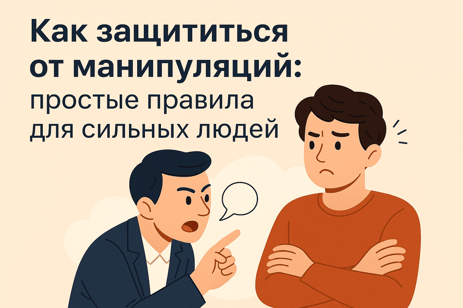 Как защититься от манипуляций: простые правила для сильных людей