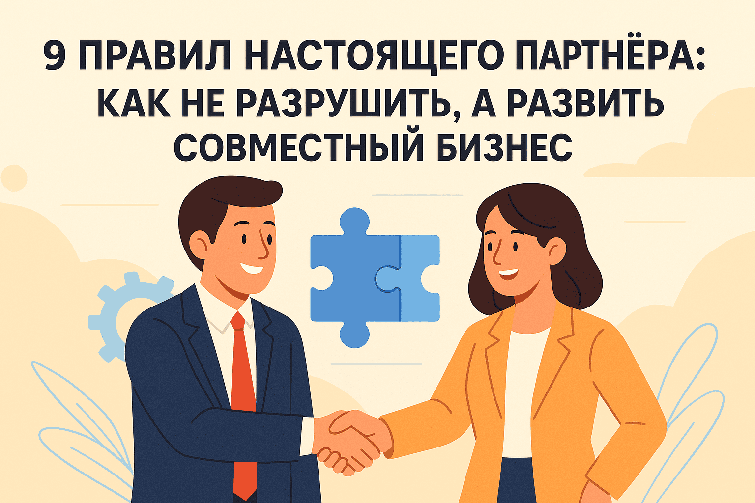 9 правил настоящего партнёра: как не разрушить, а развить совместный бизнес
