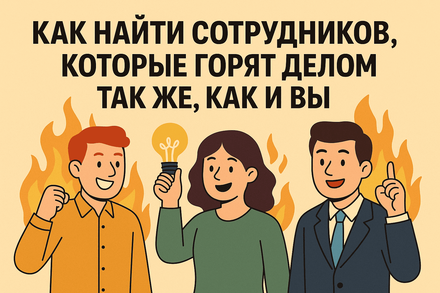 Как найти сотрудников, которые горят делом так же, как и вы