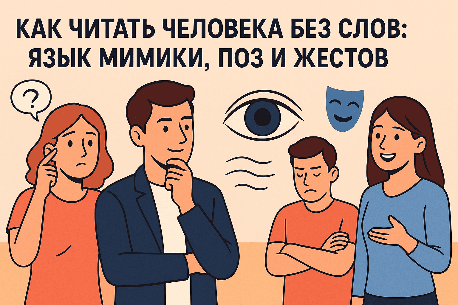 Как читать человека без слов: язык мимики, поз и жестов