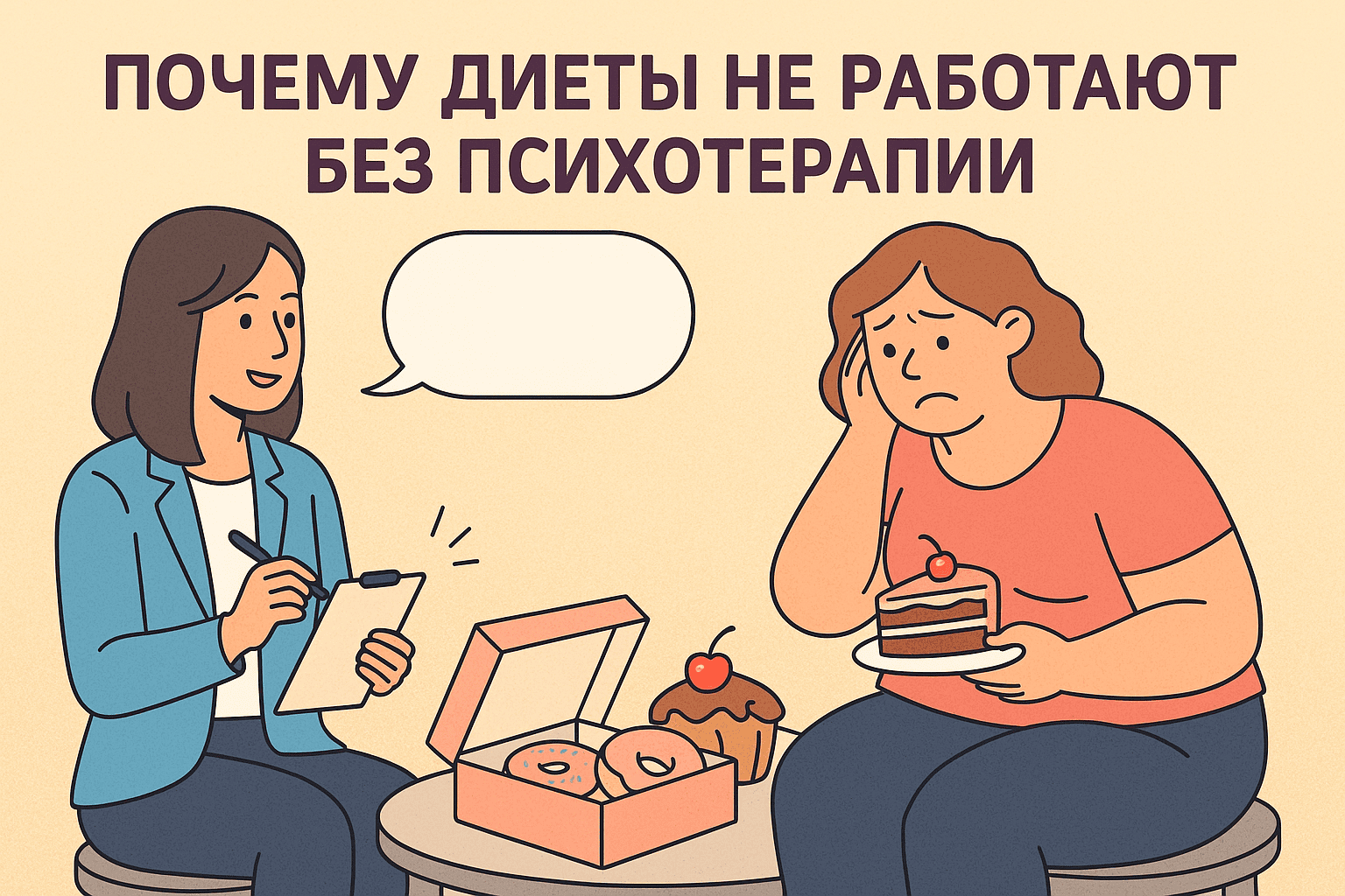 Почему диеты не работают без психотерапии: разрываем замкнутый круг