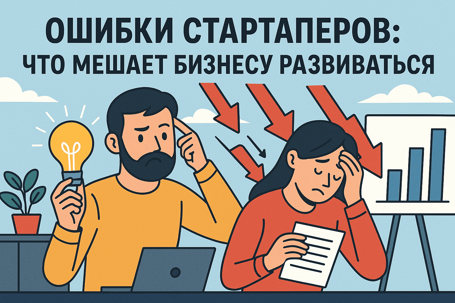 Типичные ошибки стартаперов: как не загубить проект на старте