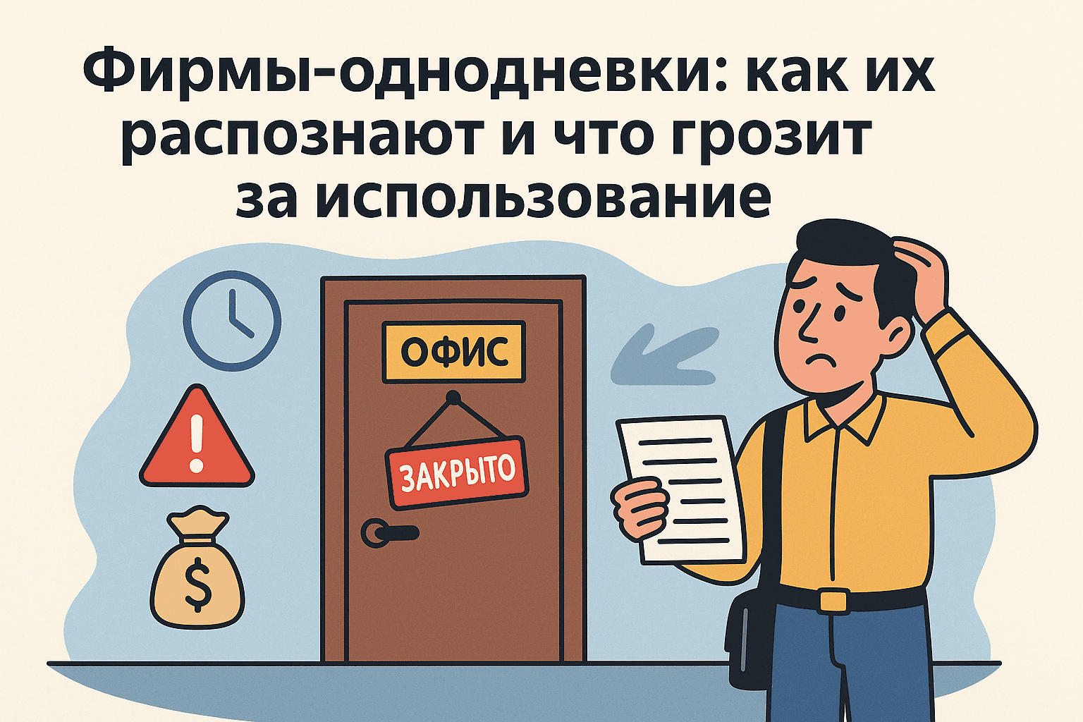 Фирмы-однодневки: как их распознают и что грозит за использование