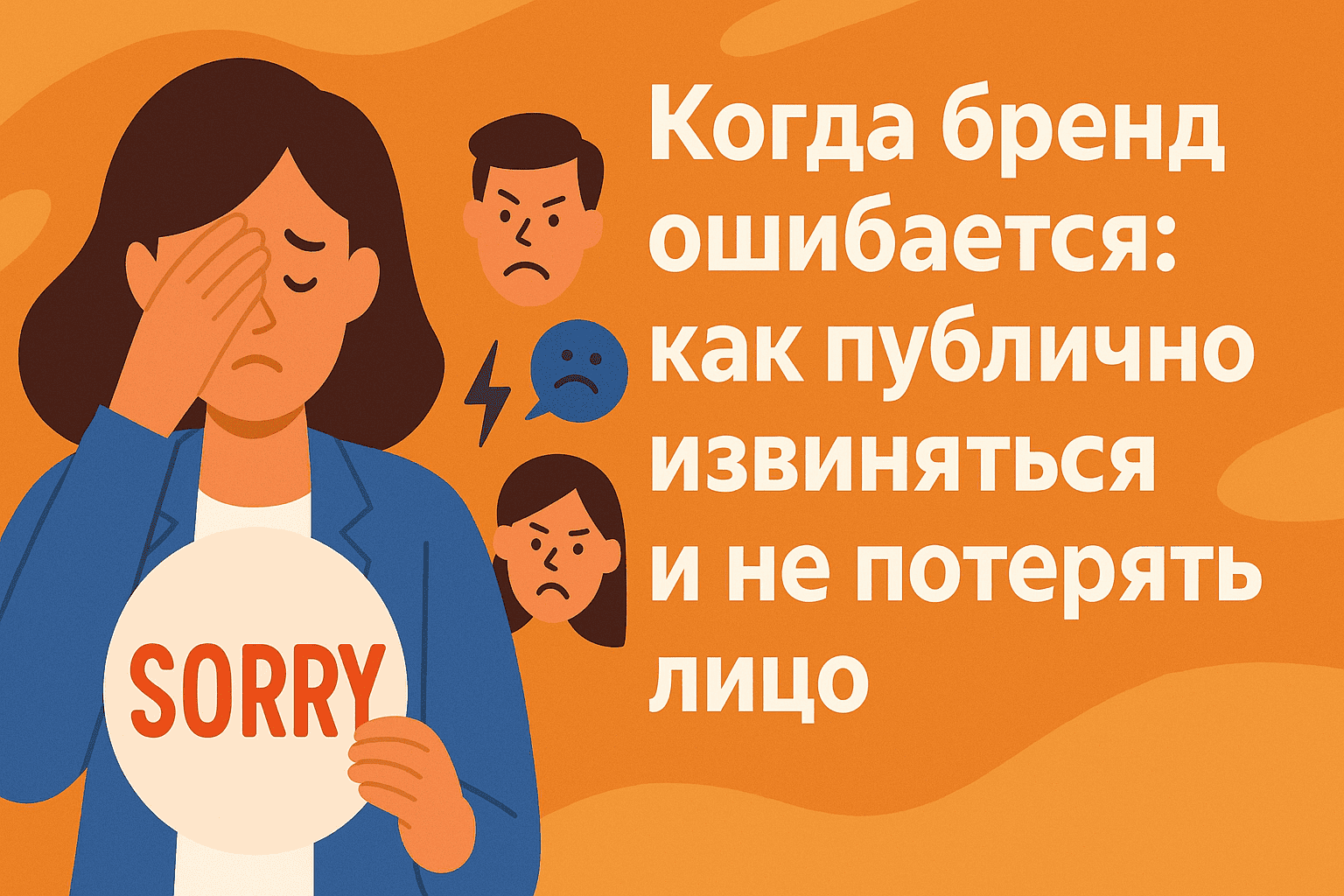 Когда бренд ошибается: как публично извиняться и не потерять лицо