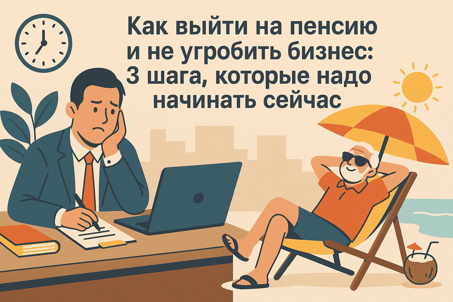 Как подготовить бизнес к жизни без вас: три шага к спокойной пенсии