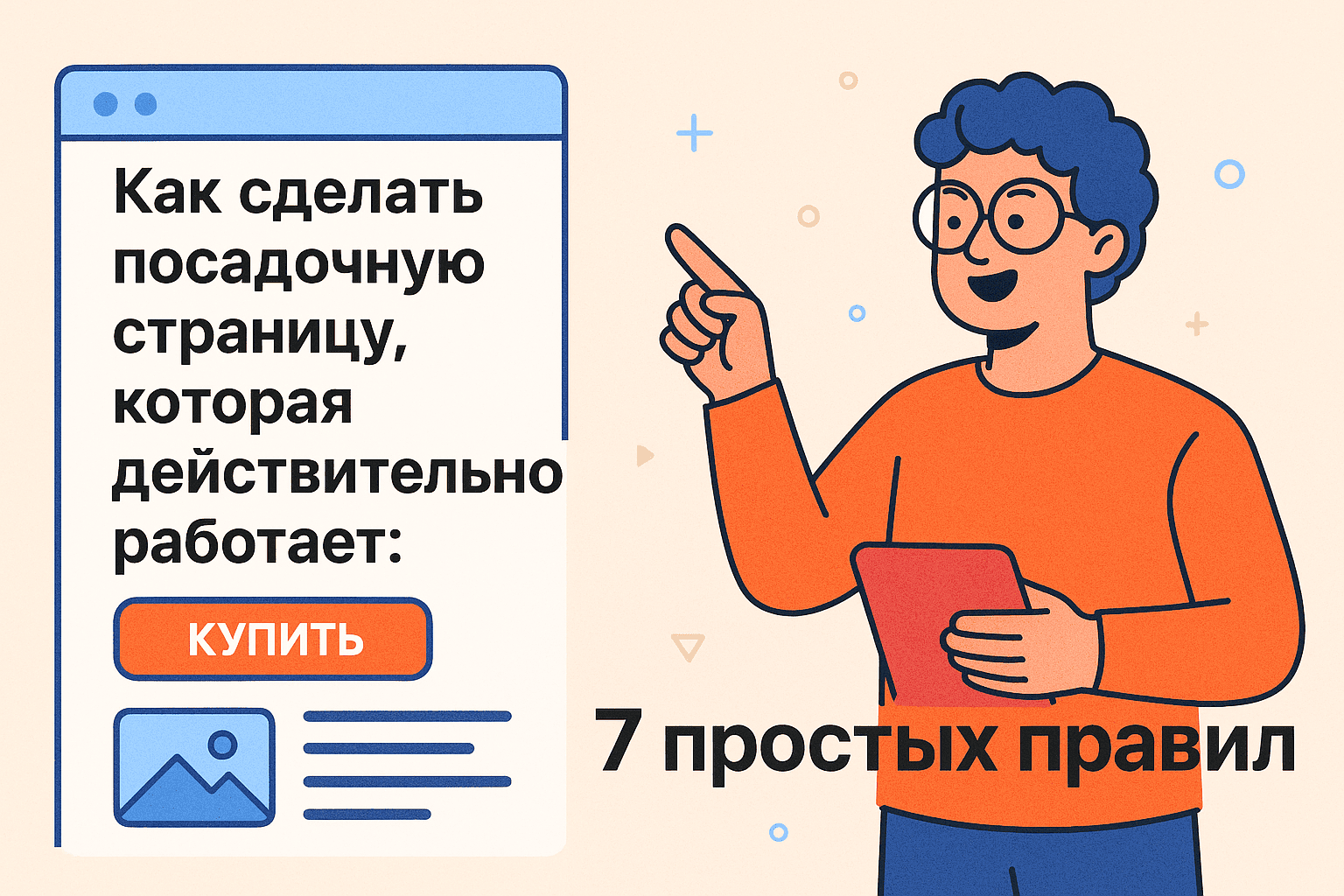 Как сделать посадочную страницу, которая действительно работает: 7 простых правил