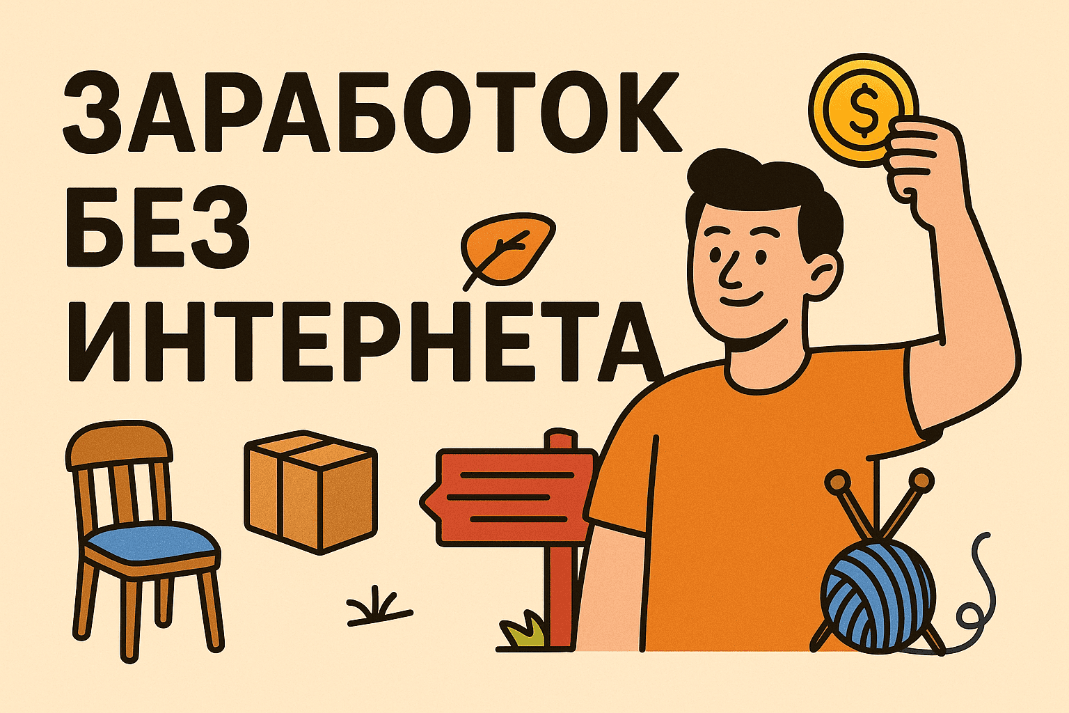 Заработок без интернета: реальные способы и пошаговые идеи