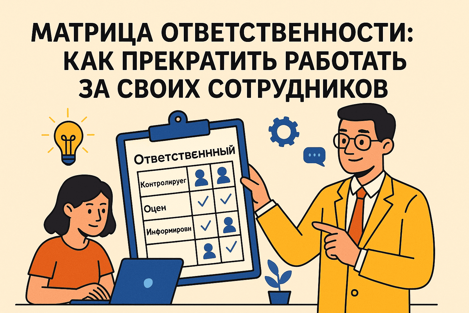 Матрица ответственности: как прекратить работать за своих сотрудников и навести порядок в команде