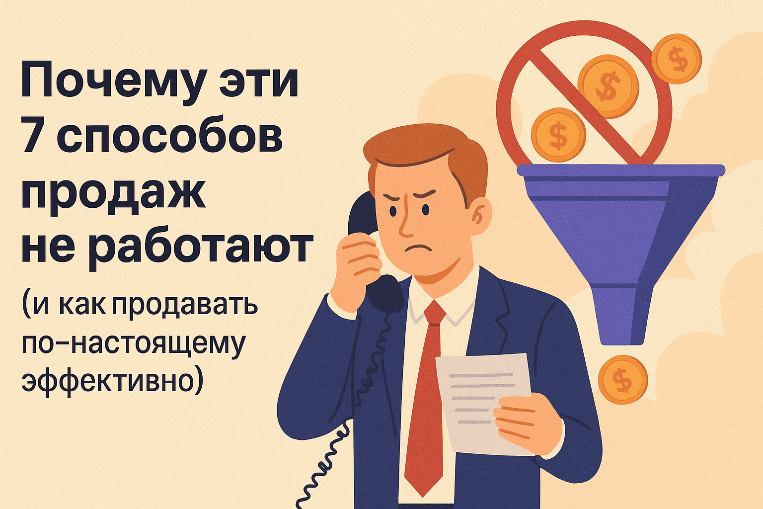 Почему эти 7 способов продаж не работают (и как продавать по-настоящему эффективно)