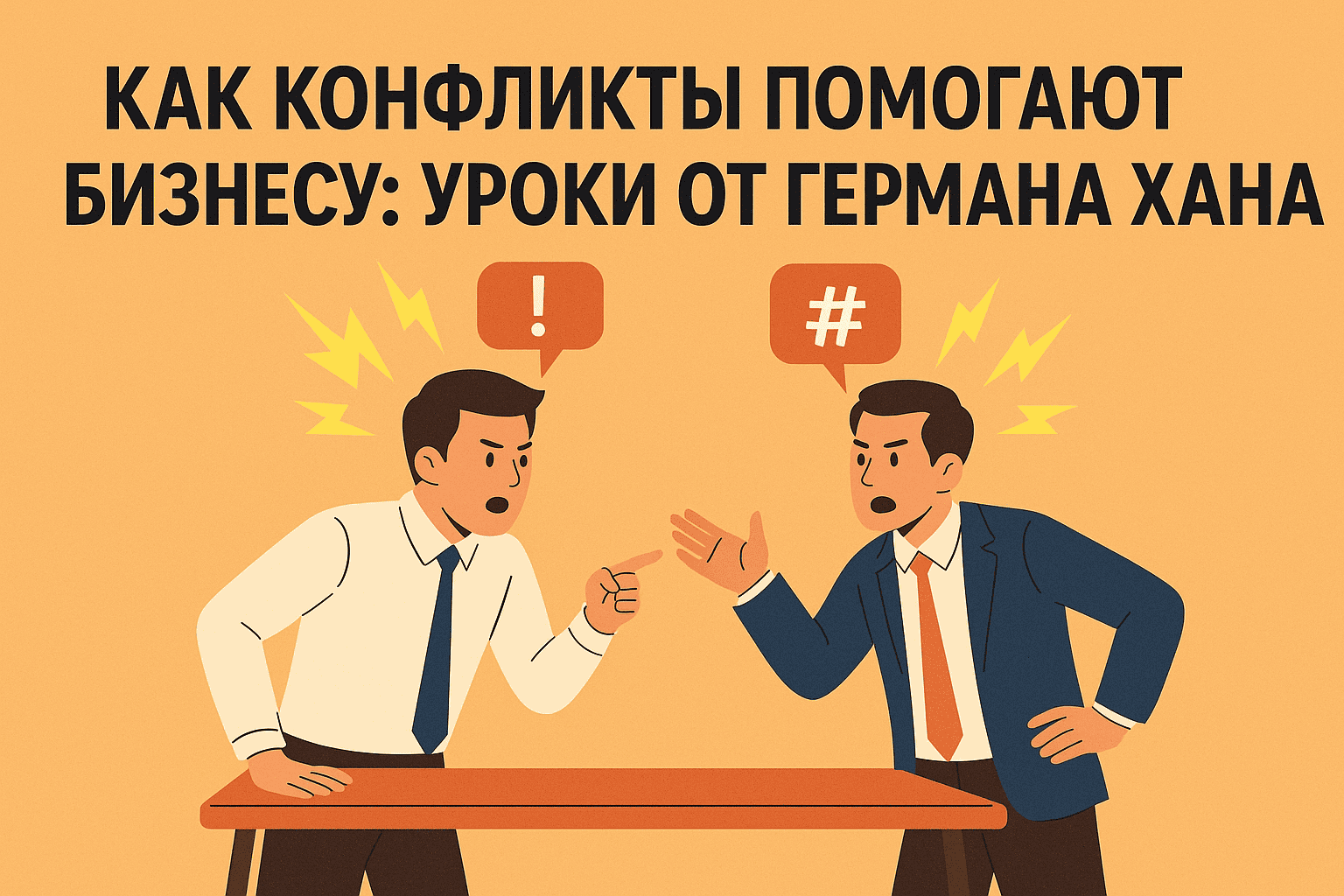 Как конфликты помогают бизнесу: уроки от Германа Хана