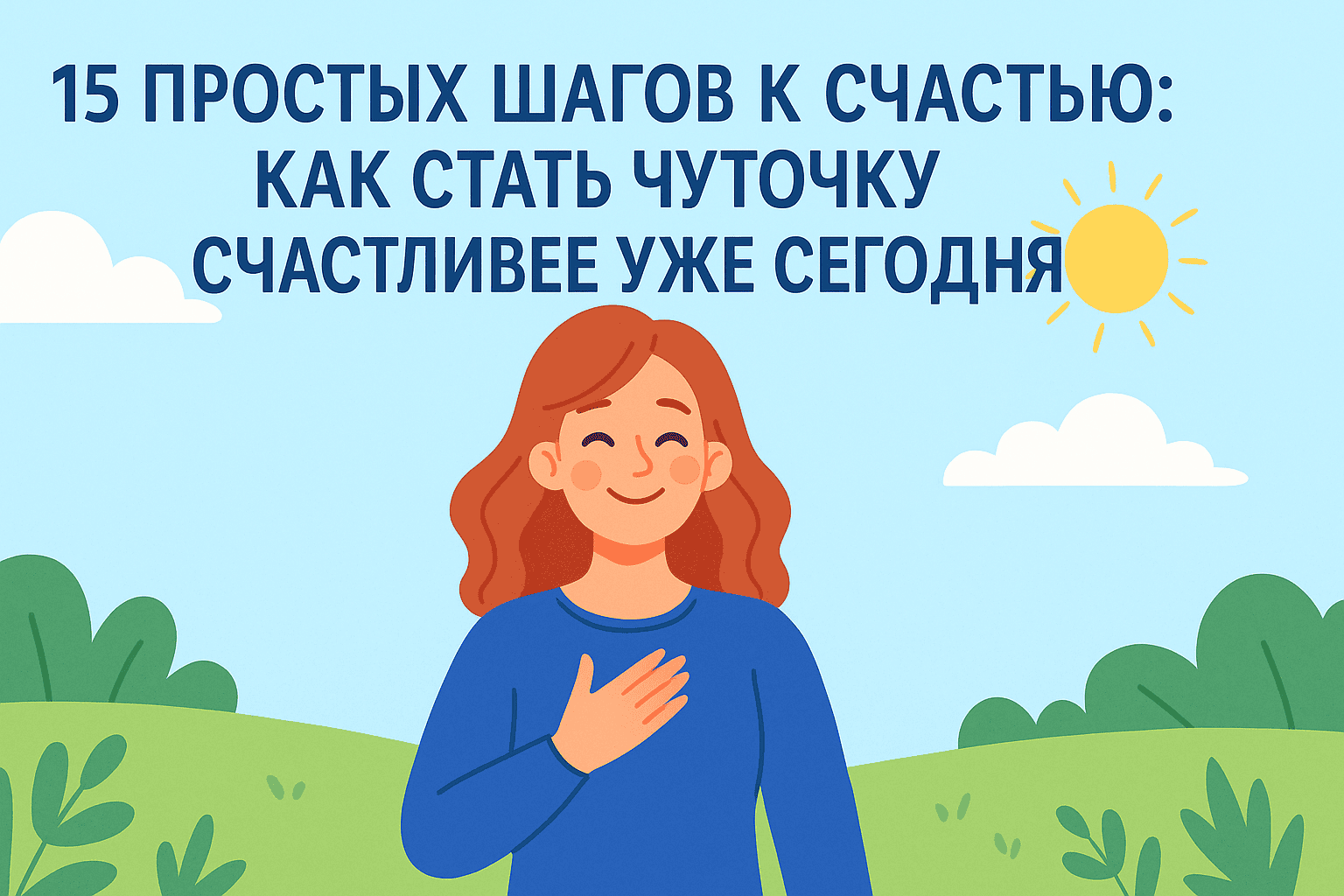 15 простых шагов к счастью: как стать чуточку счастливее уже сегодня
