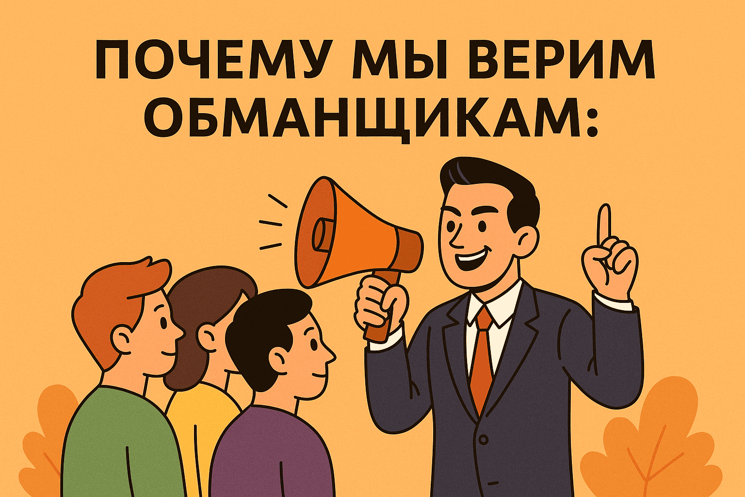 Почему мы верим обманщикам: что заставляет нас следовать за недобросовестными лидерами