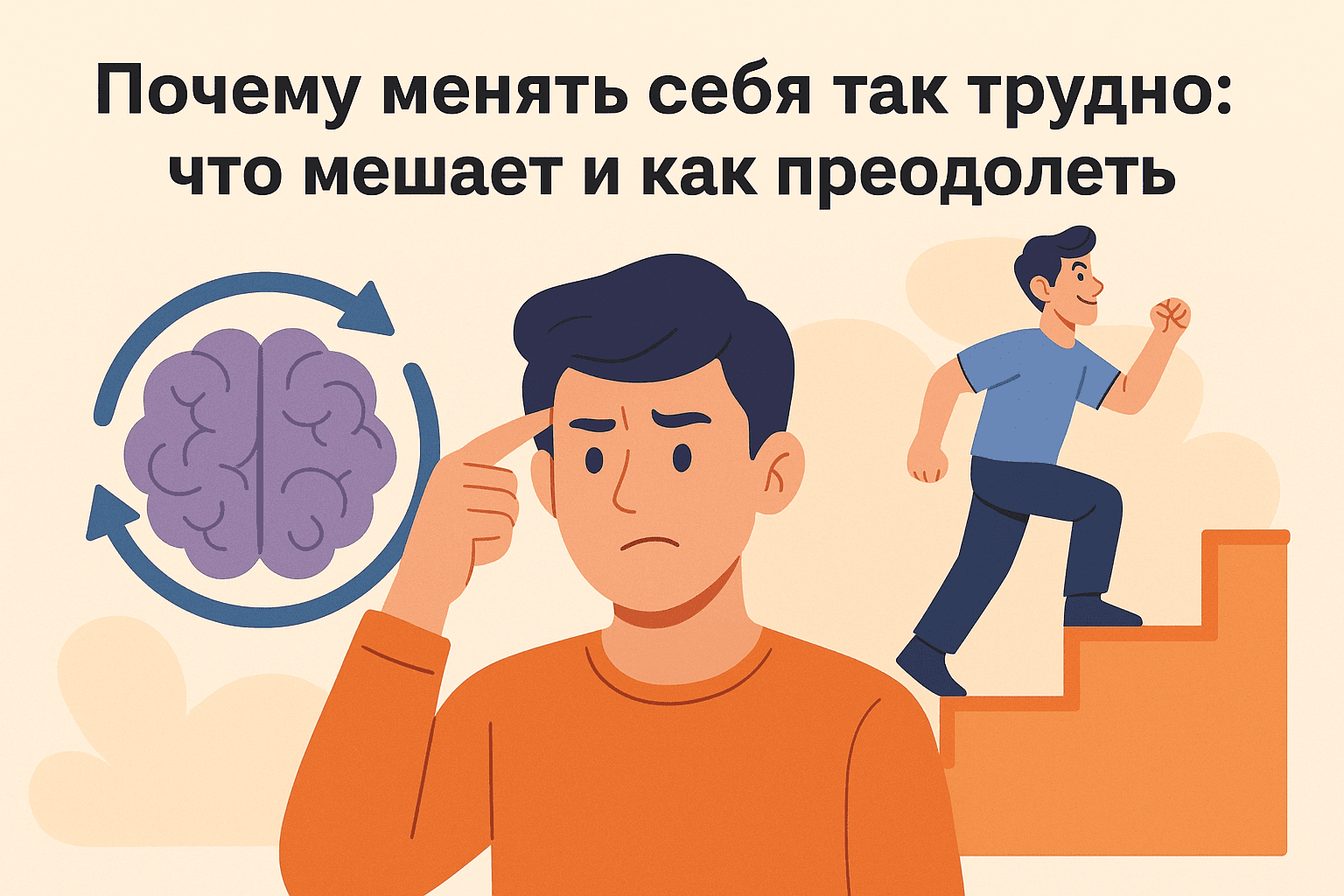 Почему менять себя так трудно: что мешает и как преодолеть