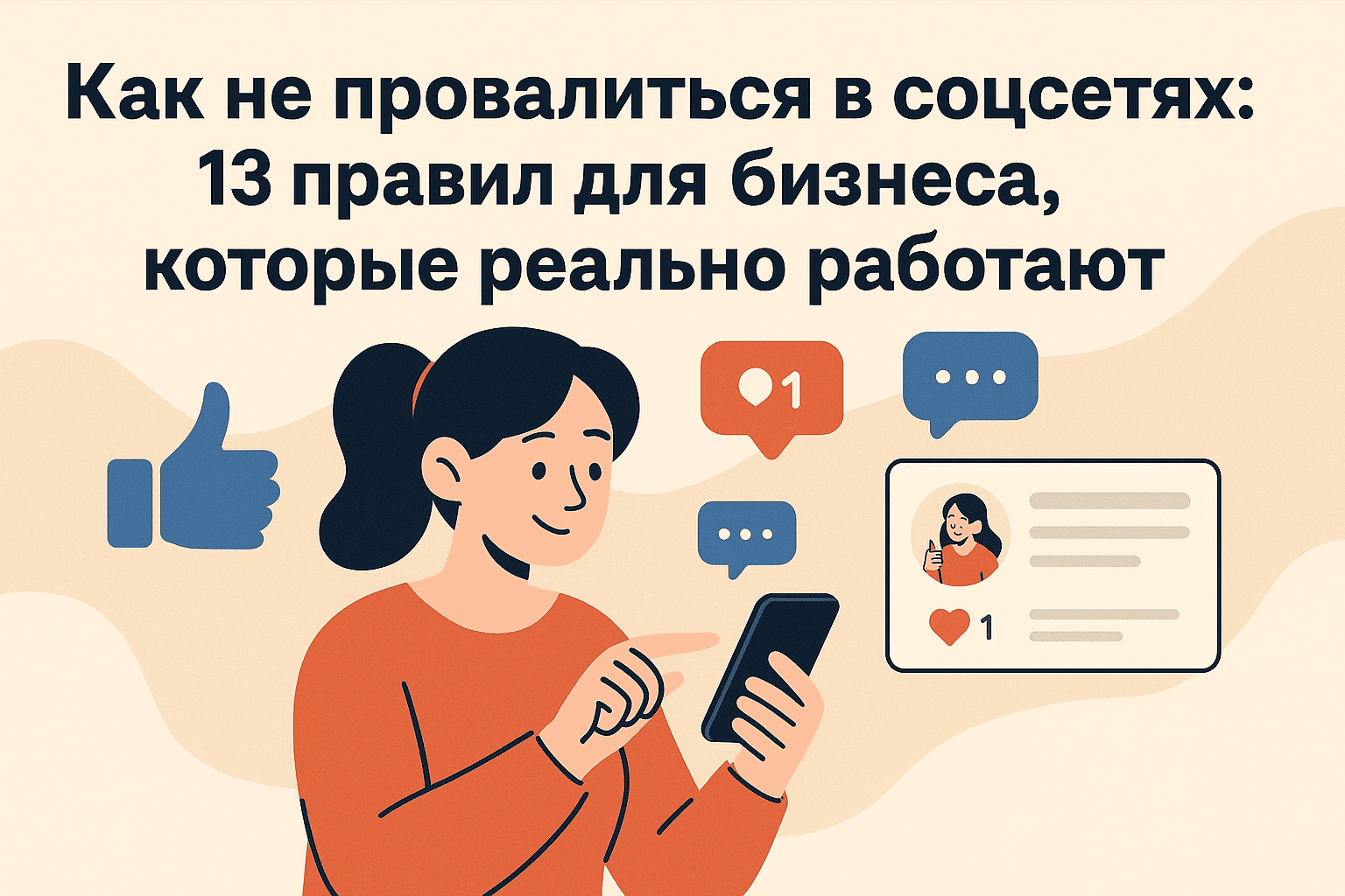 Как не провалиться в соцсетях: 13 правил для бизнеса, которые реально работают
