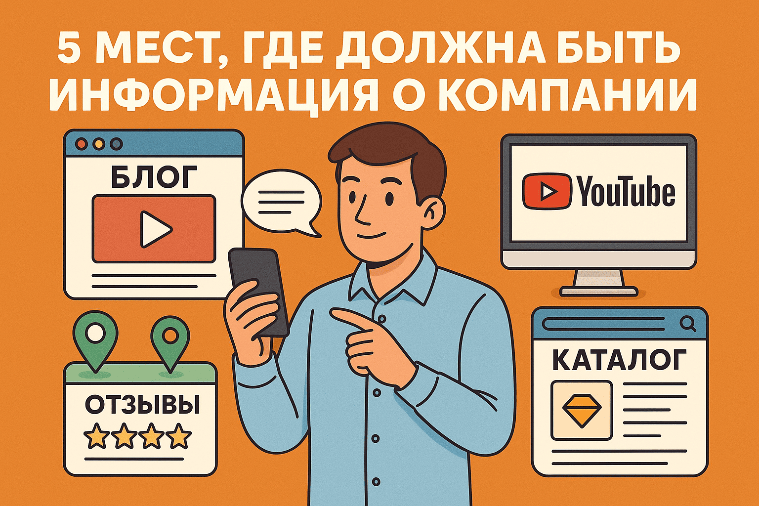 5 мест, где должна быть информация о вашей компании — но её там нет