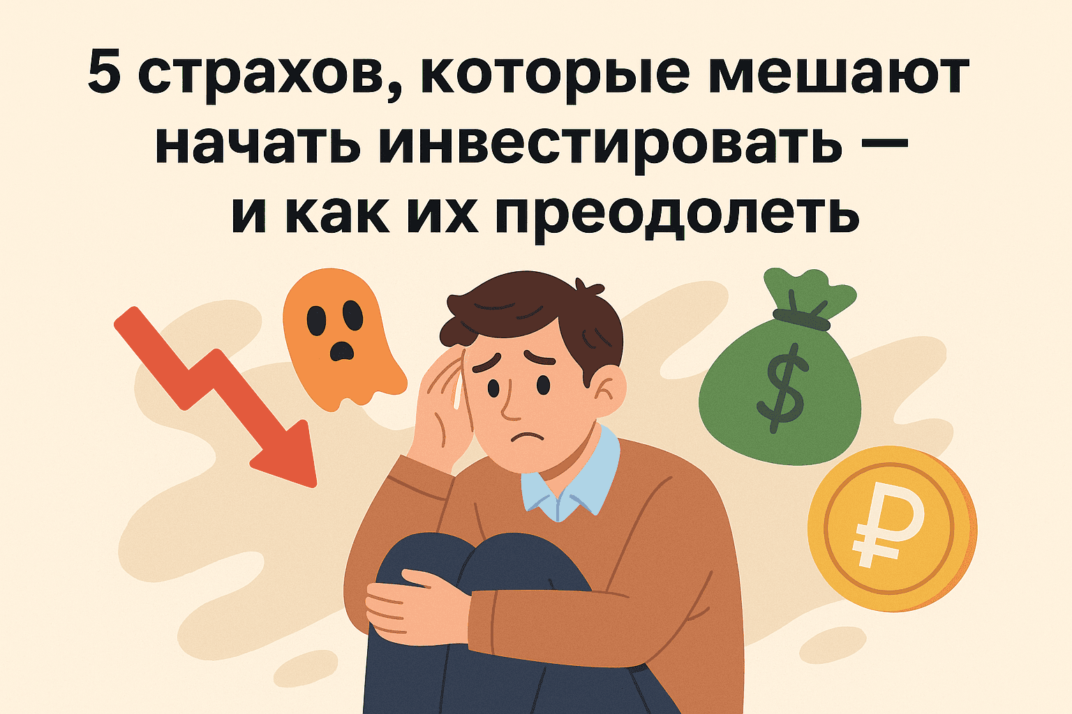 5 страхов, которые мешают начать инвестировать — и как их преодолеть